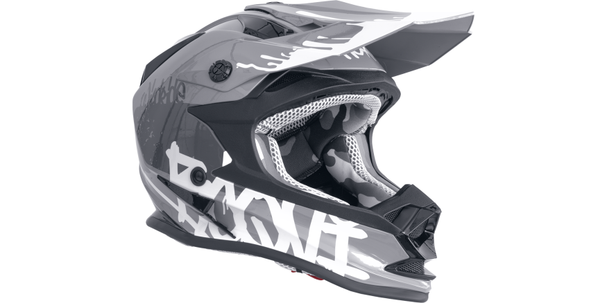 Мотошлем ROQVI NEW ERA KIDS Gray