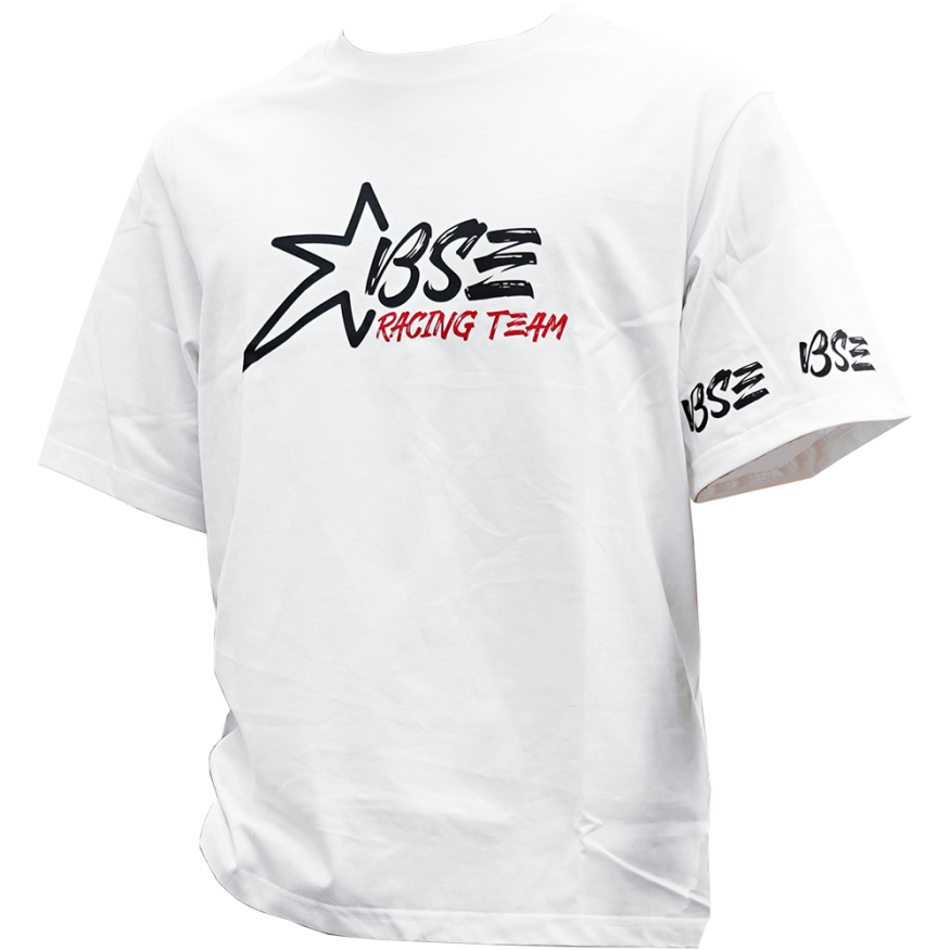 Футболка BSE RACING TEAM белая