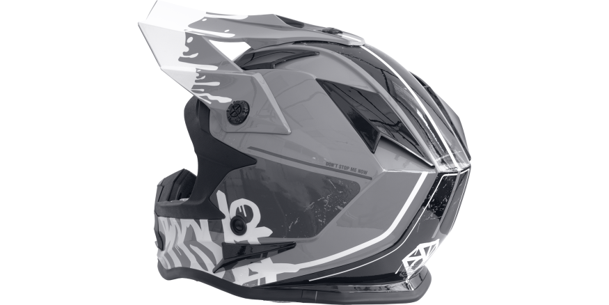 Мотошлем ROQVI NEW ERA KIDS Gray