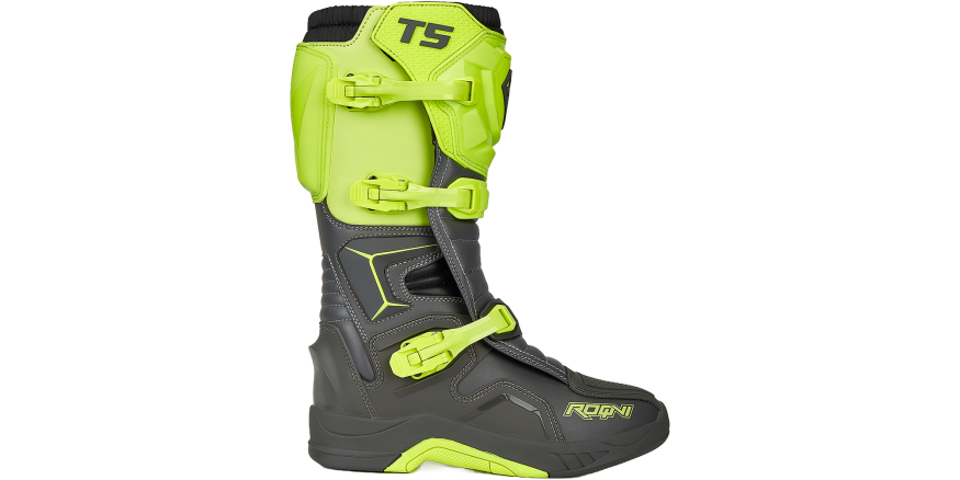 Мотоботы ROQVI T5 Neon Green