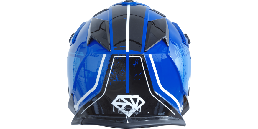 Мотошлем ROQVI NEW ERA KIDS Blue