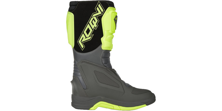 Мотоботы ROQVI T5 Neon Green